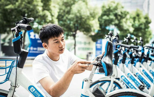 报废共享单车上的塑料会做成塑料脸盆