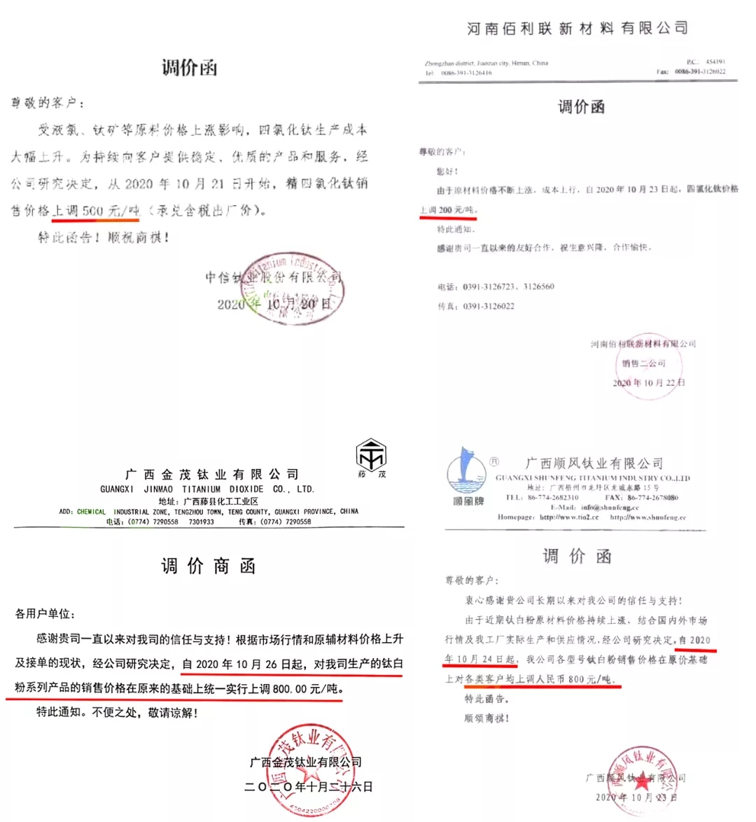 100张涨价函齐飞！原料持续暴涨，下游买不起！涨价函变废纸？
