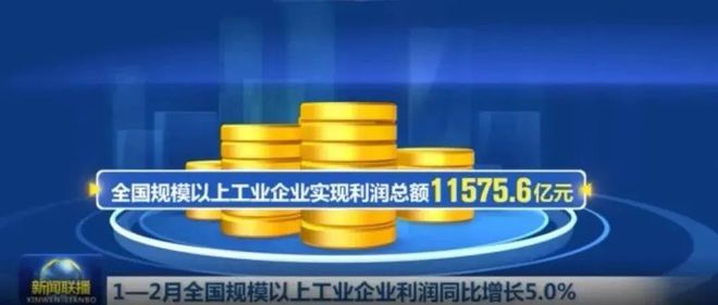 2022年1—2月份全国规模以上工业企业利润增长5.0%